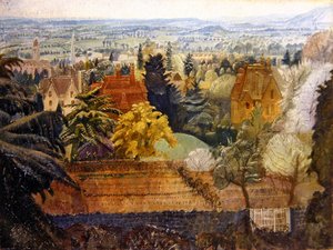 Paesaggio nel nord della Francia da School English