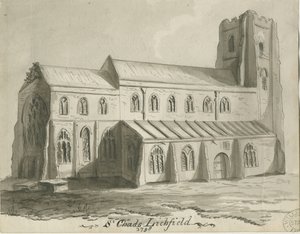 Lichfield - Chiesa di St. Chad da School English