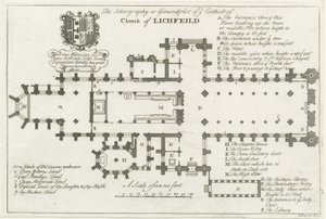 Cattedrale di Lichfield - Pianta del piano