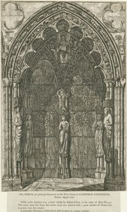 Lichfield Cathedral - Porta Ovest da School English