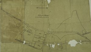 Mappa di Willesden, Londra (litografia) da School English