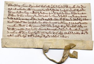 Atti medievali (inchiostro su carta)