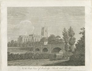 Penkridge Town - Chiesa e ponte da School English