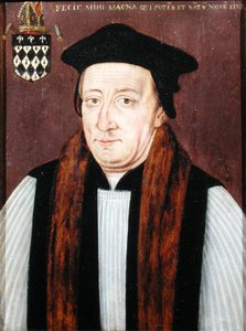 Ritratto di William of Waynflete, Vescovo Wayneflete da School English