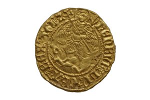 Moneta Tudor dal tesoro di Asthall da School English