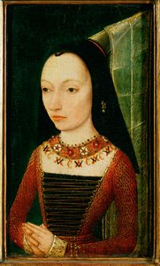 Margherita di York, moglie di Carlo il Temerario ... da School Flemish