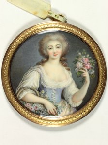 Una signora chiamata Jeannette Lollier (smalto) da School French