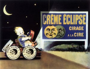 Pubblicità per la cera lucidante "Eclipse Creme" da School French
