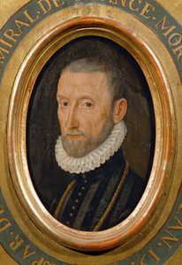 Gaspard de Coligny, ammiraglio, statista, leader del partito ugonotto, assassinato durante la ...
