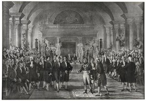 Il generale Bonaparte eletto il 25 dicembre 1797 alla sezione delle arti meccaniche della sezione delle scienze per sostituire Lazare Carnot all