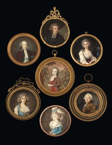 Gruppo di miniature di vari artisti