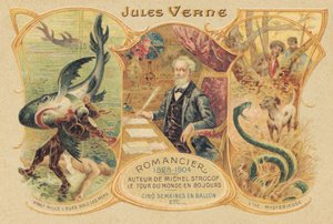 Jules Verne e le sue opere famose (stampa)