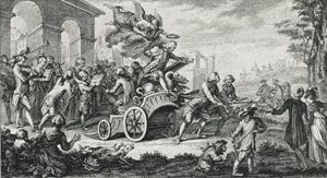 Le Triomphe di Jean-Philippe Rameau (1683-1764) - compositore, clavicembalista, organista e teorico musicale inglese da School French