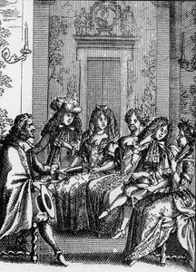 Rappresentazione di una scena della commedia 