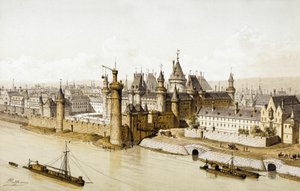 Il Palazzo del Louvre durante il regno di Re Carlo V