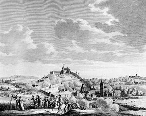 Guerra della Rivoluzione Francese e movimenti antirivoluzionari: Guerra di Vandea. Assedio alla Battaglia di Granville il 14 novembre da School French