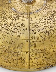 Coppa a globo continentale rara, Germania del Nord o Fiandre, c.1600 (dettaglio)