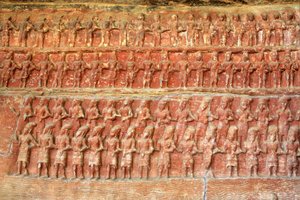 (dettaglio) Vishnu come Varaha Avatar da School Indian
