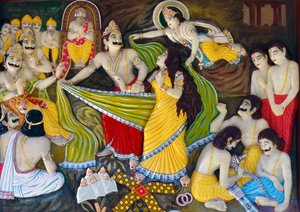 Draupadi Cheer-Haran di Dushasana Mahabharata