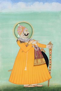 Miniatura del Maharaja Sawai Madho Singh, Jaipur