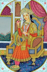 Miniatura della Regina Mumtaz Mahal
