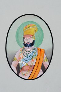 Miniatura del Maharaja Jaswant Singh Jodhpur