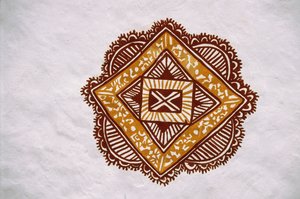 Pittura di Luoghi Mandna a Jawaly Kala Keuarra, Jaipur, Rajasthan