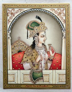 Ritratto di Arjumand Banu Begum (d.1631) Mumtaz-i Mahal da School Indian