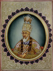 Ritratto di Bahadur Shah II (1775-1862) da School Indian