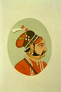Ritratto del Maharaja Jaisalmar Jaswant Singh, India da School Indian