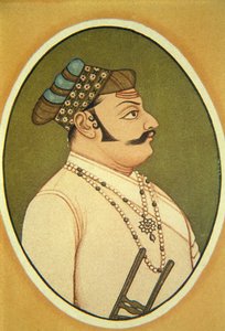 Ritratto del Maharaja Udai Singh, Udaipur, Rajasthan, India da School Indian