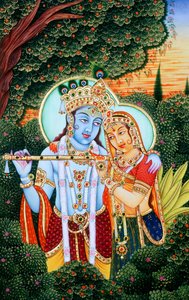 Miniature di Radha Krishna