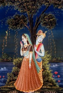 Miniature di Radha Krishna