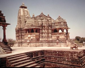 Vista del Tempio di Devi Jagadamba da School Indian