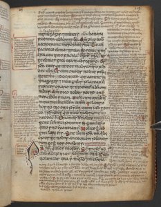 Harley 1802, f.19r, Iniziale decorata 