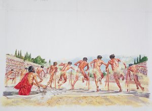Antica Atene - ricostruzione dello Stadio