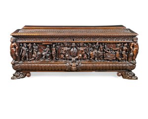 Cassone armoriale, Roma, fine XVI / inizio XVII secolo