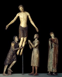 Discesa dalla croce. San Giovanni, San Giuseppe d