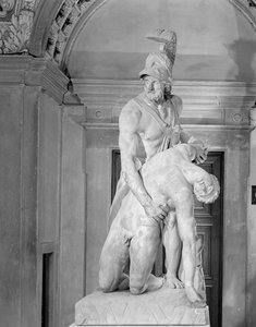Menelao che sostiene il corpo di Patroclo, copia di un originale greco