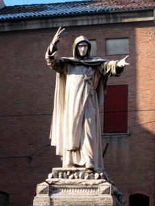 Statua di Girolamo Savonarola da School Italian