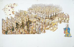 Esercito di terracotta nella tomba dell