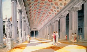 Foro di Traiano - ricostruzione del colonnato da School Italian