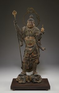 Bishamonten (Vaisravana, Guardiano del Nord) da Japanese School