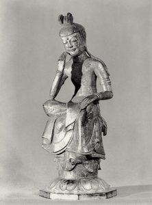 Bodhisattva seduto in posa meditativa, c.645-794 da Japanese School