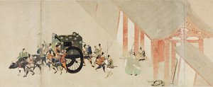 Racconto illustrato della ribellione di Heiji (1159-1160) (Visita imperiale a Rokuhara) da School Japanese