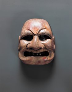 Maschera teatrale, periodo Asuka e Nara (552-794) da Japanese School