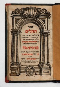 Libro di Tehilim da School Jewish