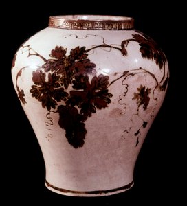 Arte coreana: vaso in porcellana del periodo Yi da School Korean