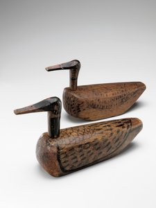 Coppia di anatre nuziali (kirogi), dinastia Joseon, c.1900