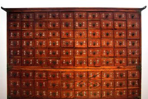 Mobili medici in legno, periodo Joseon, Corea, collezione Kim Chong-hak. Fotografia, Museo Nazionale di Seoul, Repubblica di Corea, 2006 da School Korean